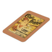 E. Debray Champagne Advertisement Poster Magneet (Linkerzijde)