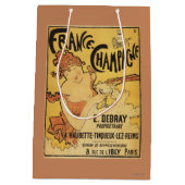 E. Debray Champagne Advertisement Poster Medium Cadeauzakje (Achterkant)