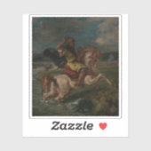 E. Delacroix - Marokkaanse ruiter die een Ford ove Sticker (Vel)