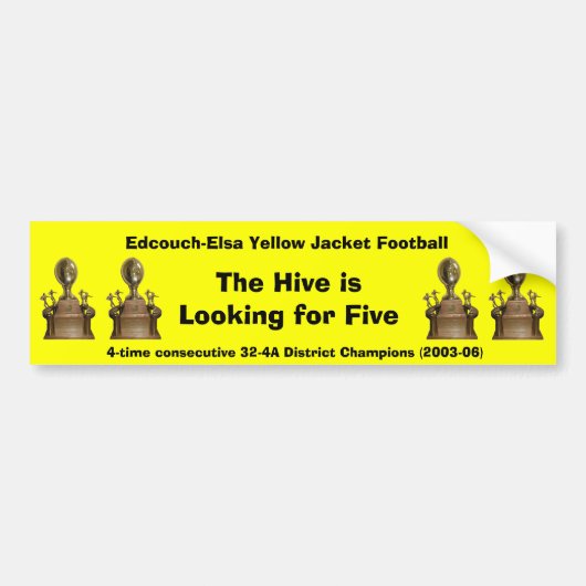 E-E 4-time District Champs sticker (Voorkant)