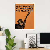 E-E-E-YAH-YIP, Amerikaanse mariniers Poster (Thuiskantoor)