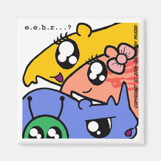 E.E.H.R.? #2 "De bende" magneet (Voorkant)