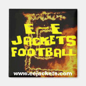 E-E magneet branden (Voorkant)