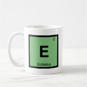 E - Echidna - Grieks chemiesurieschema Koffiemok (Links)