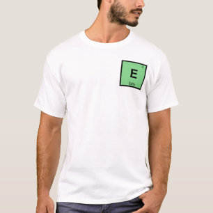 E - Echo Griekse scheikunde Periodiek systeem symb T-shirt