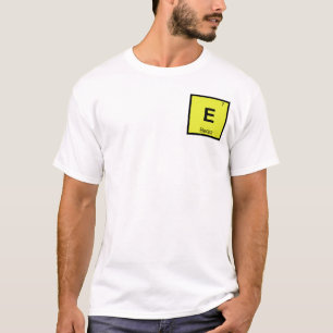 E - Electra Grieks scheikunde periodiek systeem sy T-shirt