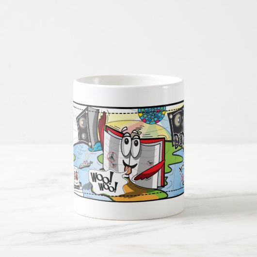 E en B "Dans alsof je nooit..." Witte Mok (Center)