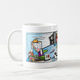 E en B "Dans alsof je nooit..." Witte Mok