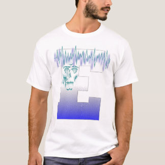 E en schedel t-shirt