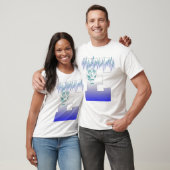 E en schedel t-shirt (Unisex)