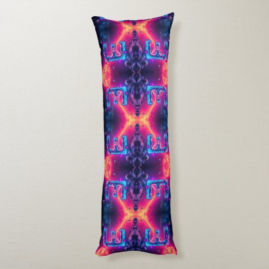 „E – Energie, Entwicklung, Ausdruck“ Lichaamskussen (Achterkant (Verticaal))