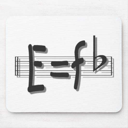 e eq F vlak voor UPLOADwhitemet schaduw PNG Muismat (Voorkant)