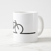 E fiets oplaadpunt lader symbool. Acculader Grote Koffiekop (Voorkant rechts)