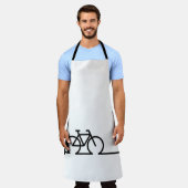 E fiets oplaadpunt lader symbool. Acculader Schort (Gedragen)