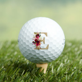E Floral Golfballen