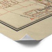 E. Gaebler’s Grosser Plan von Leipzig (1943) Poster (Hoek)