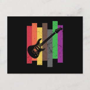 E-Gitarre Bunt Briefkaart