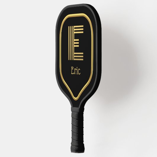 E Gold Initial Pickleball Paddle (Links)
