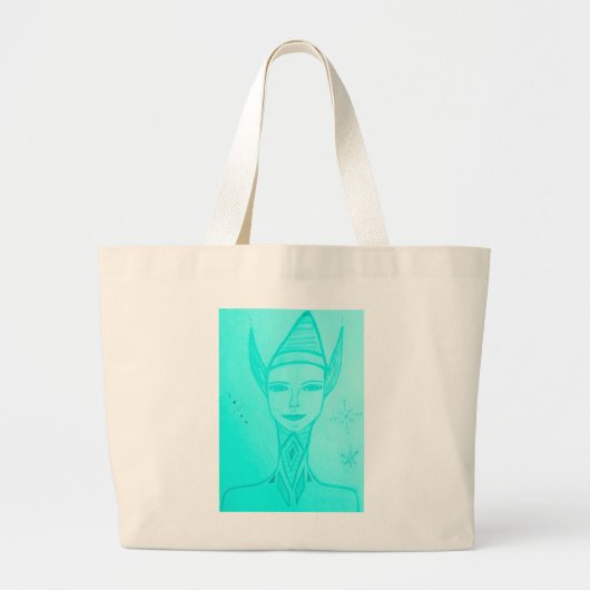 E GROTE TOTE BAG (Voorkant)