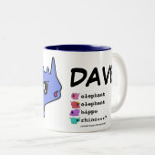 e.h.r...? Dave rechtshandige Mok (Voorkant rechts)