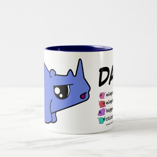 e.h.r...? Dave rechtshandige Mok (Center)