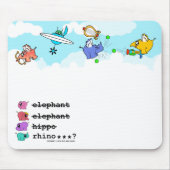 e.h.r...? "Little Angels mousemat" Muismat (Voorkant)