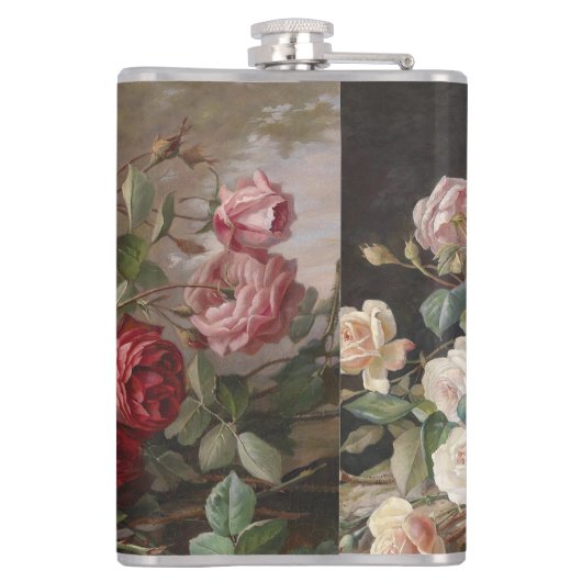  E. Hariel Roos leeft nog steeds Heupfles (Achterkant)