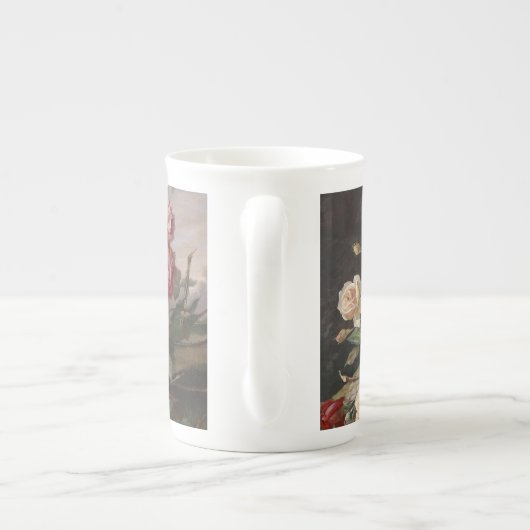  E. Hariel Roos leeft nog steeds Porselein Kop (Achterkant)