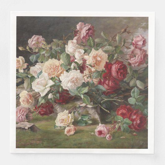  E. Hariel Roos leeft nog steeds Servet (Voorkant)