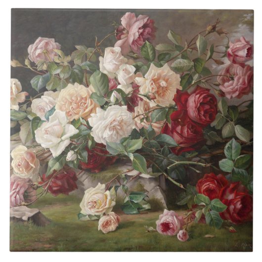  E. Hariel Roos leeft nog steeds Tegeltje (Voorkant)