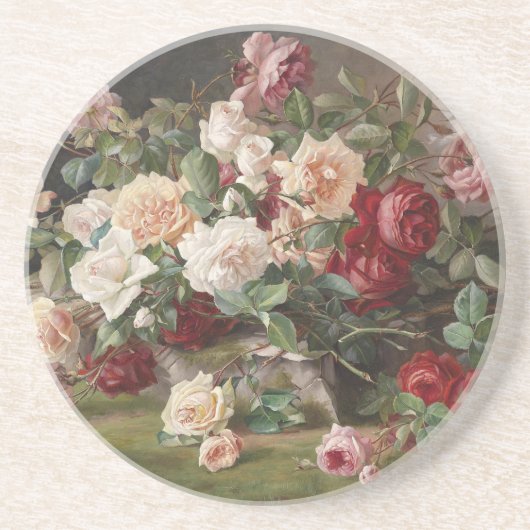  E. Hariel Roos leeft nog steeds Zandsteen Onderzetter (Voorkant)