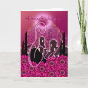 E-id-kaart, Happy en Joyous Eid Feestdagen Kaart