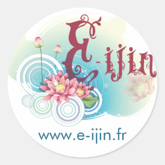 E-ijinauto Ronde Sticker