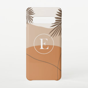 E - Initiaal Monogram Letter E Abstract Design Samsung Galaxy S10 Hoesje
