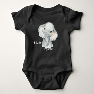 E Is For Elephant Romper
