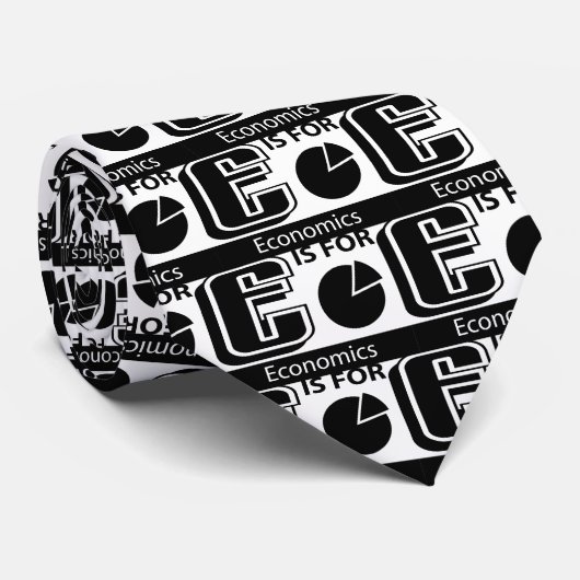 E is voor de economie stropdas (Opgerold)