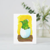 E is voor eieren briefkaart (Staand voorkant)