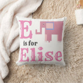 E is voor Elise meisje Kussen (Deken)