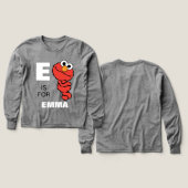 E is voor Elmo | Jouw namen toevoegen (Voorkant /achterkant)