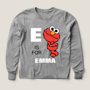 E is voor Elmo   Jouw namen toevoegen
