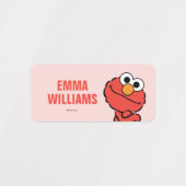 E is voor Elmo | Jouw namen toevoegen Labels (Design 1)