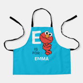 E is voor Elmo | Jouw namen toevoegen Schort (Voorkant)