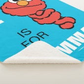 E is voor Elmo | Jouw namen toevoegen Sherpa Deken (3/4)