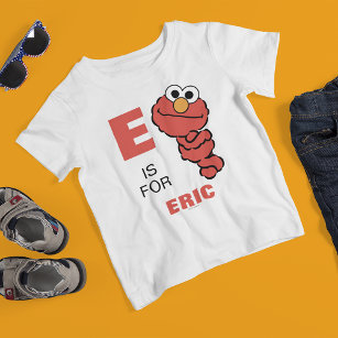 E is voor Elmo   Jouw namen toevoegen T-shirt