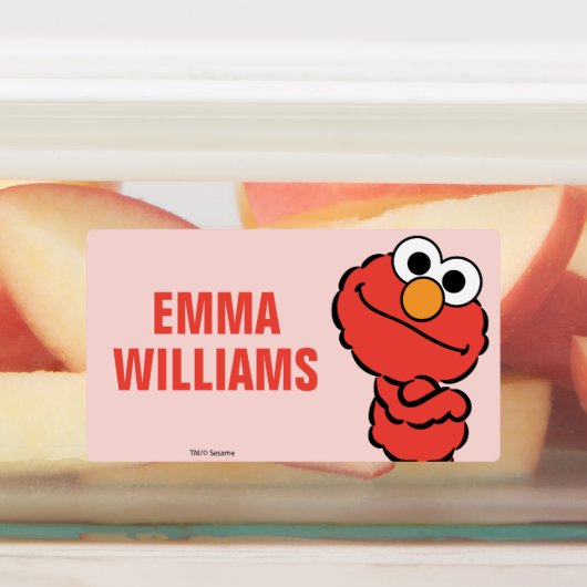 E is voor Elmo Labels (Aangebracht)