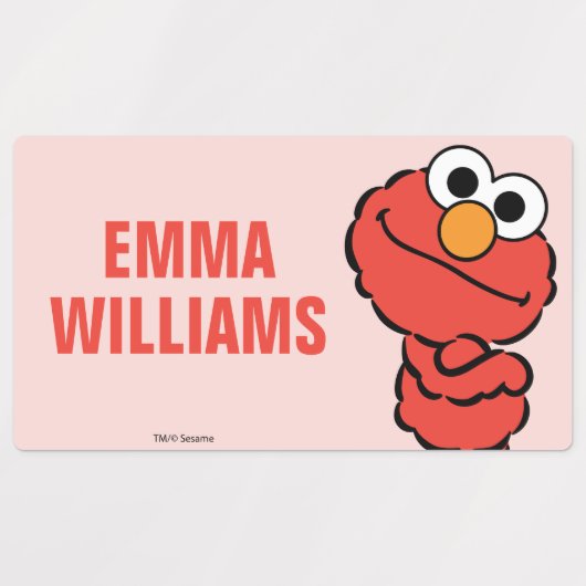 E is voor Elmo Labels (Design 2)