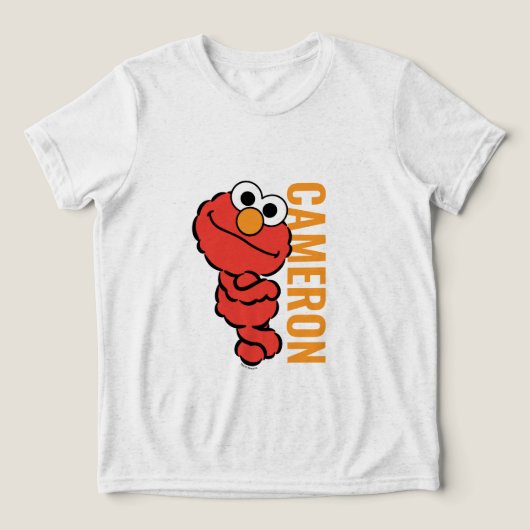 E is voor Elmo Tri-Blend Shirt (Design voorkant)