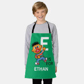 E is voor Ernie | Jouw namen toevoegen Schort (Gedragen)