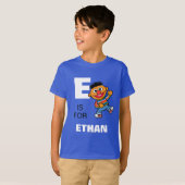 E is voor Ernie | Jouw namen toevoegen T-shirt (Voorkant volledig)