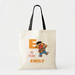E is voor Ernie Jouw namen toevoegen Tote Bag